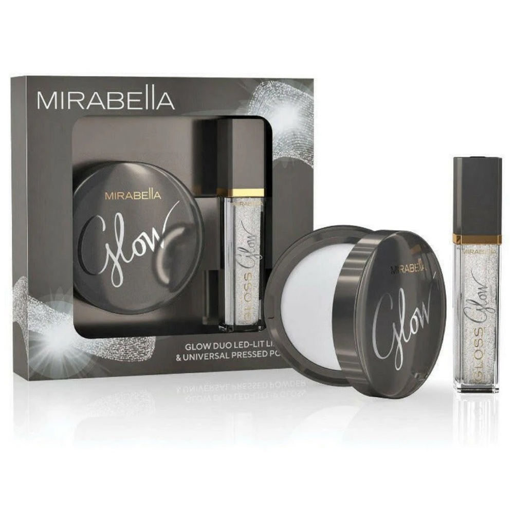 Mirabella Glow Duo Set - powder and gloss